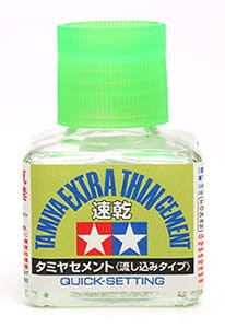 Extra Thin Cement (Quick-Setting) 40 ml, Tamiya 87182