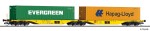Wagon kontenerowy typ Sggmrs CLIP INTERMODAL, Tillig 18069