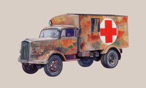 Kfz. 305 Ambulance, Italeri 7055