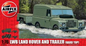 LWB Land rover  and Trailer (Hard Top), Airfix 02324