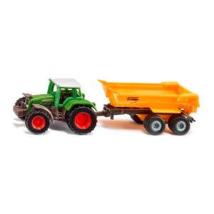 Traktor Fendt z wywrotką kolebową, Siku 1605