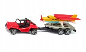 Samochodzik Buggy z samolotem sportowym, Siku 1696