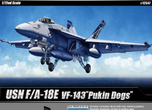 USN F/A-18E VF-143 "Pukin Dogs", Academy 12547