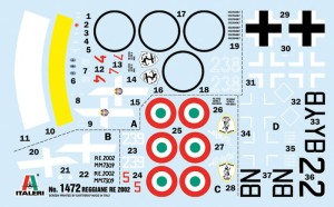 Reggiane Re.2002 Ariete, Italeri 1472