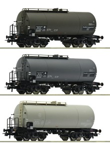 Zestaw trzech cystern DRG, Roco 76015