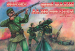 WWII Soviet Quad Maxim AA MG and crew, Orion 72037