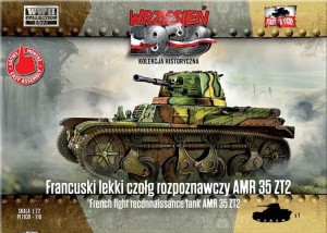 Francuski lekki czołg rozpoznawczy AMR 35 ZT2, First to Fight 118