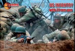 WWII US Infantry with 37mm gun, Mars 72017
