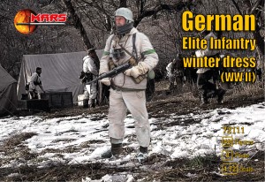 WWII German Elite Infantry winter dress, Mars 72111