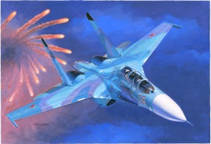 Russian Su-27UB Flanker C, Trumpeter 01645