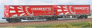 Wagon intermodalny Sggmrs 90' "Codognotto", ACME 40493