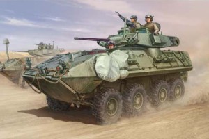 LAV-A2 8X8 wheeled armoured vehicle, Trumpeter 01521