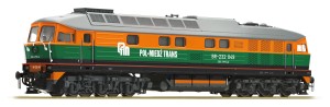 Lokomotywa spalinowa BR 232 049, POL-MIEDŹ TRANS, Roco 7300081