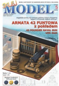 Armata 42 funtowa z pokładem, Sklej Model 2/2015