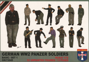 WWII German Panzer Soldiers Basic Set 1, Orion 72045