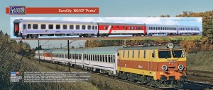 Zestaw 3 wagonów EuroCity train 106/107 "Praha", Acme 55382