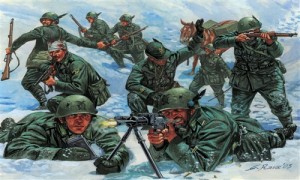 WWII Italian Mountain Troops, Italeri 6059