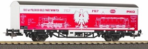 Wagon towarowy kryty "100 lat PKP" (edycja limitowana), Piko 95748