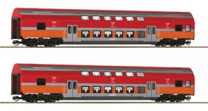 Zestaw dwóch wagonów osobowych B16mnopux, Polregio, Roco 6280047