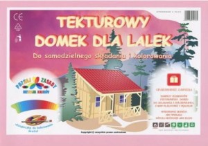  Tekturowy domek dla lalek