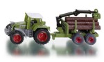 Traktor z leśną przyczepą, Siku 1645