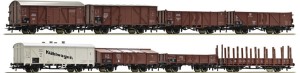 Zestaw 8 wagonów towarowych DRG, Roco 44003