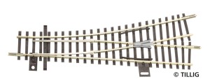 Zwrotnica EW1 15° lewa, Tillig 83324/83329
