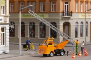 Multicar M22 z wysuwaną drabiną, Auhagen 41656