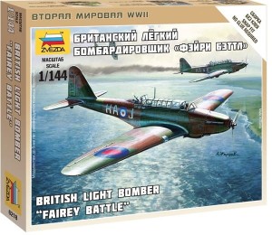 British Light Bomber Fairey Battle, Zvezda 6218