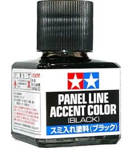 Panel Line Accent Color - Black, Tamiya 87131