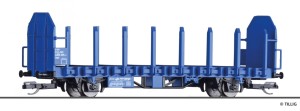 Wagon platforma z kłonicami Laaps, PKP Cargo, Tillig 14601