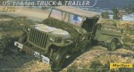 US 1/4 Ton Truck & Trailer, Heller 79997